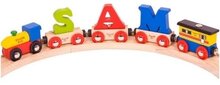 Bigjigs Houten Lettertrein - Kleur  | Speel je Wijs