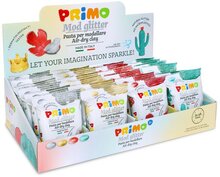 Primo Boetseerklei 250gr - Glitter Zilver | Speel je Wijs