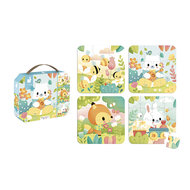Janod Puzzel 4 Puzzels - Pure 2+ | Speel je wijs