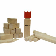 Bexx Kubb Original Rubberhout met Rode Koning| Speel je Wijs