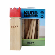 Bexx Kubb Original Rubberhout met Rode Koning| Speel je Wijs