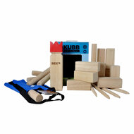 Bexx Kubb Original Rubberhout met Rode Koning| Speel je Wijs