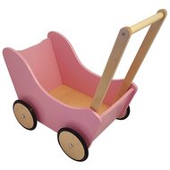 Playwood Poppenwagen Roze | Speel je Wijs