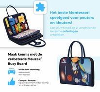 Mauzek Busy Board - Ruimte 3 tm 6 jaar | Speel je Wijs