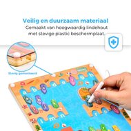 Mauzek Magnetisch Doolhof Alfabet 3 tm 6 jaar| Speel je Wijs