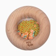 Petit Boum Sensorische Rammelaar en Bijtring - Donut Wortels | Speel je Wijs