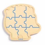 Djeco Houten puzzel - Puzzlo Egel Kipic 2+ | Speel je Wijs