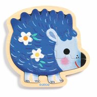 Djeco Houten puzzel - Puzzlo Egel Kipic 2+ | Speel je Wijs