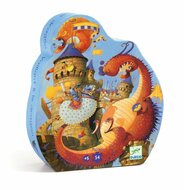 Djeco Puzzel Ridder Vaillant en de Draak 54St 5+| Speel je Wijs