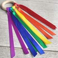 Little Botanic Label Baby Handvlieger - Regenboog | Speel je Wijs