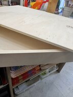 SJW - Houten Speelbak met deksel 60x45 cm.
