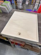 SJW - Houten Speelbak met deksel 60x45 cm.