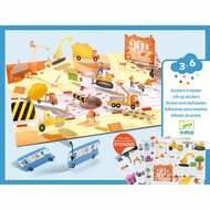 Djeco Lift up Stickers - Voertuigen 3-6 jaar | Speel je Wijs