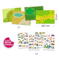 Djeco Lift up Stickers - Dieren 3-6 jaar | Speel je Wijs
