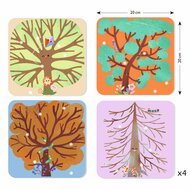 Djeco - Knutselset  Vilt Collages - Seizoenen 3-6 jaar | Speel je Wijs