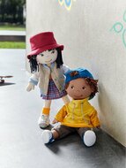 Haba stoffen pop Yuki - 30 cm | Speel je Wijs