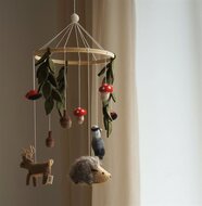 Gamcha Muziekmobiel / Boxmobiel - Woodland Paddenstoel - 100% wolvilt| Speel je Wijs