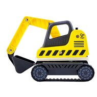 Hape Dig &#039;n Dump Speelgoed Graafmachine &ndash; Houten Bouwvoertuig | Speel je Wijs