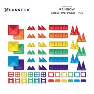 Connetix Rainbow Creative Pack - 102 pc Magnetisch Speelgoed | Speel je Wijs