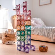 Connetix Pastel-Ball-Run-Pack-102-pc  &ndash; Knikkerbaan  | Speel je Wijs