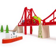 Bigjigs Rail - Dubbele Hangbrug / Double Suspension Bridge | Speel je Wijs