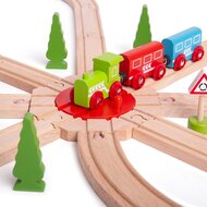 BigJigs Rail - 8 weg Draaischijf / 8 Way Turntable | Speel je Wijs