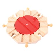 BigJigs Rail - 8 weg Draaischijf&nbsp; / 8 Way Turntable | Speel je Wijs
