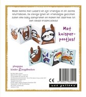 Wee gallery Stoffen knuffelboekje luiaard | Speel je Wijs