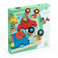 Djeco Houten Puzzel Puzz &amp; Roll Color - 9 stukjes | Speel je Wijs