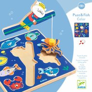 Djeco Magnetische Puzzel Puzz & Fish-9 stukjes | Speel je Wijs