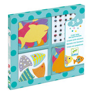 Djeco Creatief met Stickers - Ik hou van Vissen 3-6 Jaar | Speel je Wijs