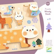 Djeco Houten Puzzel WoodyStack | Speel je Wijs