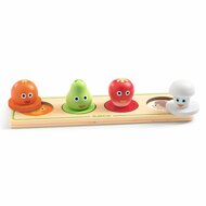 Djeco Houten puzzel Vegi'n'Co| Speel je Wijs