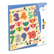 Djeco Puzzel Cijfers 1-10 | Speel je Wijs