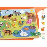 Djeco Houten Puzzel Boerderijleven | Speel je Wijs