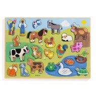 Djeco Houten Puzzel Boerderijleven | Speel je Wijs