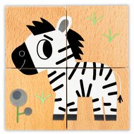 Djeco Houten Blokpuzzel Wild & Co | Speel je Wijs