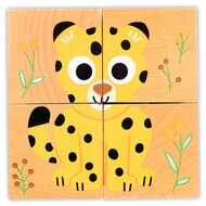 Djeco Houten Blokpuzzel Wild & Co | Speel je Wijs