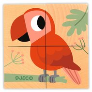 Djeco Houten Blokpuzzel Wild & Co | Speel je Wijs