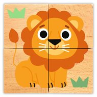Djeco Houten Blokpuzzel Wild & Co | Speel je Wijs