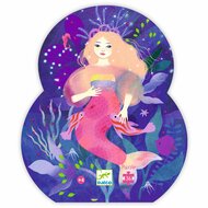 Djeco Silhouet Puzzel - Ella the Mermaid 4+ | Speel je Wijs