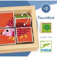 Djeco Houten Blokpuzzel Tournibist | Speel je Wijs