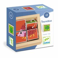 Djeco Houten Blokpuzzel Tournibist | Speel je Wijs