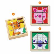 Djeco Houten Draaipuzzel Tournibist | Speel je Wijs