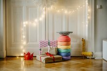Stapelstein® Original Kerstspecial 2025 - Rainbow set - Pastel Blush| Speel je Wijs