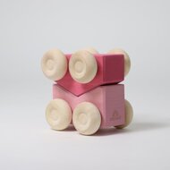Grimm's Stacking Cars - Pink | Speel je Wijs