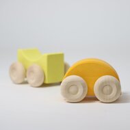 Grimm's Stacking Cars - Yellow | Speel je Wijs