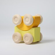Grimm's Stacking Cars - Yellow | Speel je Wijs