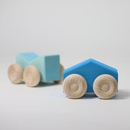 Grimm's Stacking Cars - Blue | Speel je Wijs