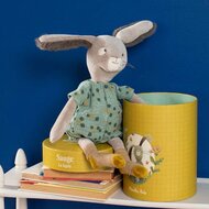Moulin Roty &quot;Trois Petits Lapins&quot;  Knuffel konijn Salie in Geschenkdoos   | Speel je Wijs